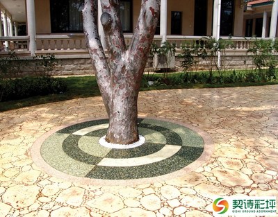 上海契詩壓模地坪與生態透水地坪 廠家直銷，打造綠色景觀新選擇